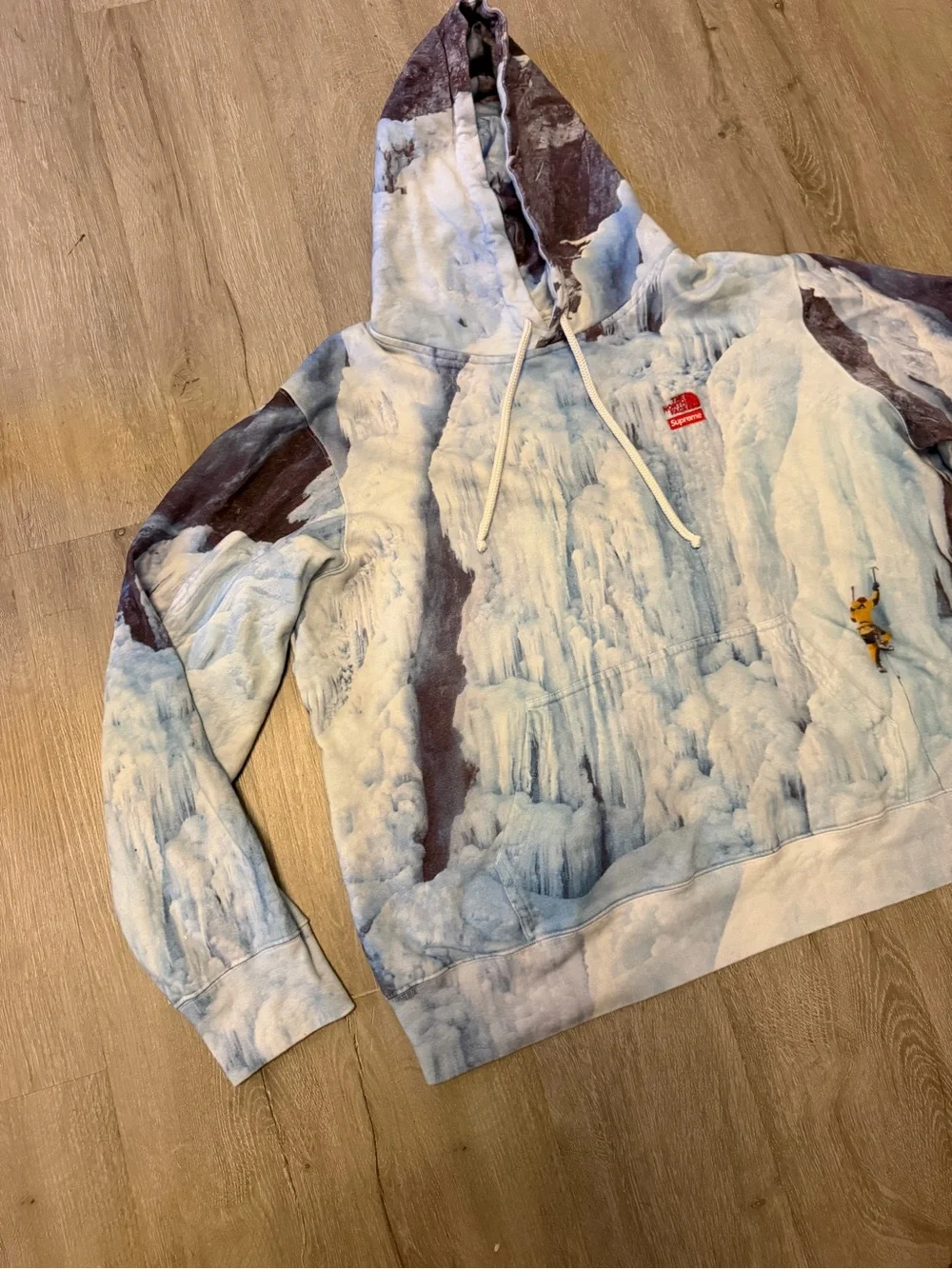 Supreme The North Face Ice Climb Hooded Sweatshirt Multicolor Sz Large
